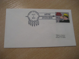 COLORADO SPRINGS 1996 Native Americans American Indians Indian Cancel Cover USA Indigenous Native History - Indianer