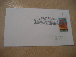 BLANDING 1996 San Juan County American Indians Indian Cancel Cover USA Indigenous Native History - Indiani D'America