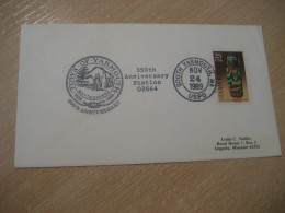 SOUTH YARMOUTH 1989 Town Mattacheese American Indians Indian Cancel Cover USA Indigenous Native History - Indiani D'America