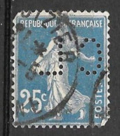 747	N°	140	Perforé	-	CL 218	-	CREDIT LYONNAIS - Used Stamps