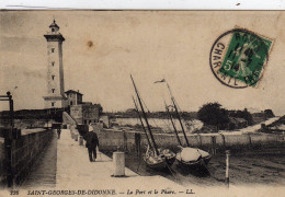 St Saint Georges De Didonne Le Port Et Le Phare - Saint-Georges-de-Didonne