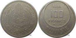 Tunisie - Protectorat Français - Lamine Bey - 100 Francs 1950-AH1370 - TTB/XF45 - Mon5167 - Tunesië