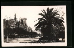 AK Buenos Aires, Avenida L. N. Alem  - Argentine