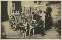 La Laitières  (  BELGE - HOND - CHIEN - Attelage .... Melk - Lait - Milk .....  ) Gendarm Police - Equipos