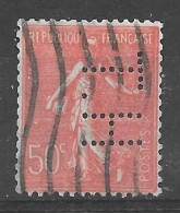 751	N°	199	Perforé		HT 79		SOCIETE THOMSON-HOUSTON - Used Stamps