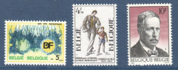 Belgique, België, **, Yv 1750, 1751, 1752, Mi 1809, 1807, 1810, SG 2382, 2381, 2383, - Unused Stamps