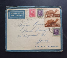 Italy Eritrea 1923  Letter Sent To Gorizia / Gorica, With Stamp Posta Militare Par Avion (No 3061) - Eritrea