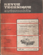Revue Technique Automobile N°287 De La Ford Capri - KFZ