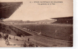 Colombes Animée Stade Olympique La Piste Tribunes - Colombes