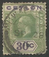 CEYLAN N° 185 OBLITERE - Sri Lanka (Ceylon) (1948-...)