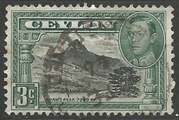 CEYLAN N° 253 OBLITERE - Sri Lanka (Ceylon) (1948-...)