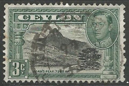 CEYLAN N° 253 OBLITERE - Sri Lanka (Ceylan) (1948-...)