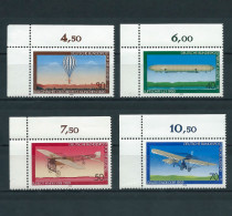 ALEMANIA 1978—Aviación/Luftfahrt. Serie Completa Mi 964-67,YT 811-14,SG 1856-59,Sc B549-B552. GERMANY MNH Stamps - Neufs