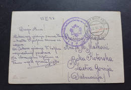 Austria-Hungary Bosnia WWI 1916 Postcard With Stamp K.u.K. Militarpost DOBOJ (No 3066) - Bosnia Herzegovina