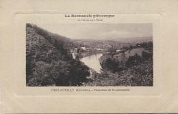 X124127 NORMANDIE CALVADOS VALLEE DE L' ORNE PONT D' OUILLY PANORAMA DE ST SAINT CHRISTOPHE - Pont D'Ouilly