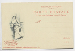 FRANCE CARTE POSTALE NEUVE KOSSUTH GRAVEUR IMPRIMEUR PARIS PUB - 1877-1920: Semi-moderne Periode