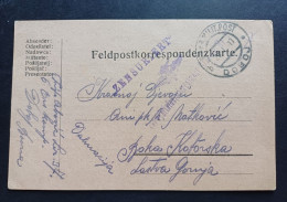 Austria-Hungary Bosnia WWI 1917 Feldpostkarte With Stamp K.u.K. Militarpost DOBOJ (No 3067) - Bosnië En Herzegovina