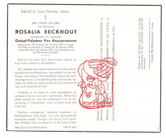 DP Rosalia Eeckhout ° Wichelen 1897 † Lede 1955 X Octaaf Van Hauwermeiren // Van Der Snickt Van De Velde Smekens Blaes - Santini