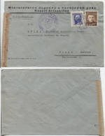 Slowakei # 111,68 Brief Verkehrsministerium Eisenbahnwesen Bratislava 7.3.1945 (!) - Lettres & Documents