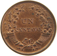 PERU CENTAVO 1936 UNC RED LUSTRE DOUBLE STRUCK #t030 0229 - Perú