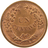 PERU CENTAVO 1945 UNC #t030 0245 - Perú