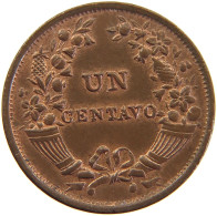 PERU CENTAVO 1934 RED LUSTRE TOP #t030 0221 - Pérou