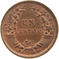 PERU CENTAVO 1939 UNC RED LUSTRE DOUBLE STRUCK #t030 0225 - Perú