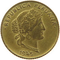 PERU 5 CENTAVOS 1945 #t030 0173 - Pérou