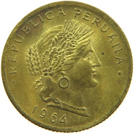 PERU 20 CENTAVOS 1964 #t030 0089 - Perú