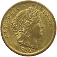 PERU 10 CENTAVOS 1959 UNC #t030 0137 - Perú