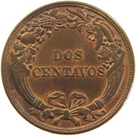PERU 2 CENTAVOS 1919 UNC LUSTRE #t030 0201 - Pérou