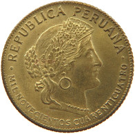 PERU 10 CENTAVOS 1944 LIMA UNC #t030 0153 - Pérou