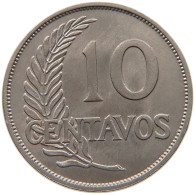 PERU 10 CENTAVOS 1939 UNC #t030 0033 - Perú