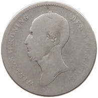 NETHERLANDS 25 CENTS 1848 WILLEM II. 1840-1849 #t030 0389 - 1840-1849: Willem II