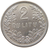 LITHUANIA 2 LITU 1925 #t030 0531 - Lituanie