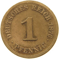 KAISERREICH PFENNIG 1876 H #t029 0355 - 1 Pfennig