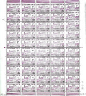 TUNISIE FEUILLE COMPLETE 50 TIMBRES N°225 NEUFS**. BONNE VALEUR - Tunisie (1956-...)