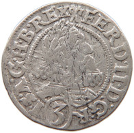 HAUS HABSBURG 3 KREUZER 1628 BRESLAU Ferdinand II. (1619 - 1637) #t031 0085 - Oesterreich