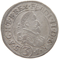 HAUS HABSBURG 3 KREUZER 1624 ST. VEIT Ferdinand II. (1619-1637) #t031 0101 - Oesterreich