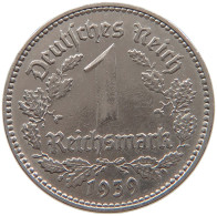 GERMANY REICHSMARK 1939 J #t030 0419 - 1 Reichsmark