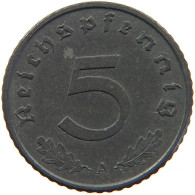 GERMANY 5 REICHSPFENNIG 1941 A #t030 0327 - 5 Reichspfennig