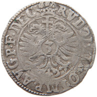 GERMAN STATES 3 KREUZER 1604 STRASSBURG BISTUM Karl Von Lothringen 1593-1607 #t031 0093 - Monedas Pequeñas & Otras Subdivisiones