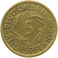 DRITTES REICH 5 REICHSPFENNIG 1935 D #t029 0337 - 5 Reichspfennig