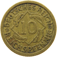 DRITTES REICH 10 REICHSPFENNIG 1934 G #t029 0325 - 10 Reichspfennig