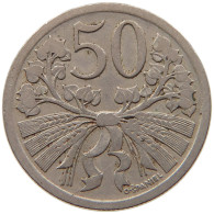 CZECHOSLOVAKIA 50 HELRU 1926 RARE #t030 0421 - Czechoslovakia