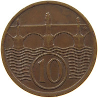 CZECHOSLOVAKIA 10 HALERU 1935 #t030 0473 - Czechoslovakia