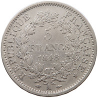 FRANCE 5 FRANCS 1848 A HERCULE #t031 0043 - 5 Francs