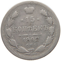 RUSSIA EMPIRE 15 KOPEKS 1902 #t031 0279 - Russland