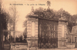 FRANCE - Chartres - La Grille De L'hôpital - Vue Générale - Face à L'entrée - Carte Postale Ancienne - Chartres