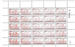 TUNISIE FEUILLE COMPLETE 25 TIMBRES N°249 NEUFS**. BONNE VALEUR - Tunisia